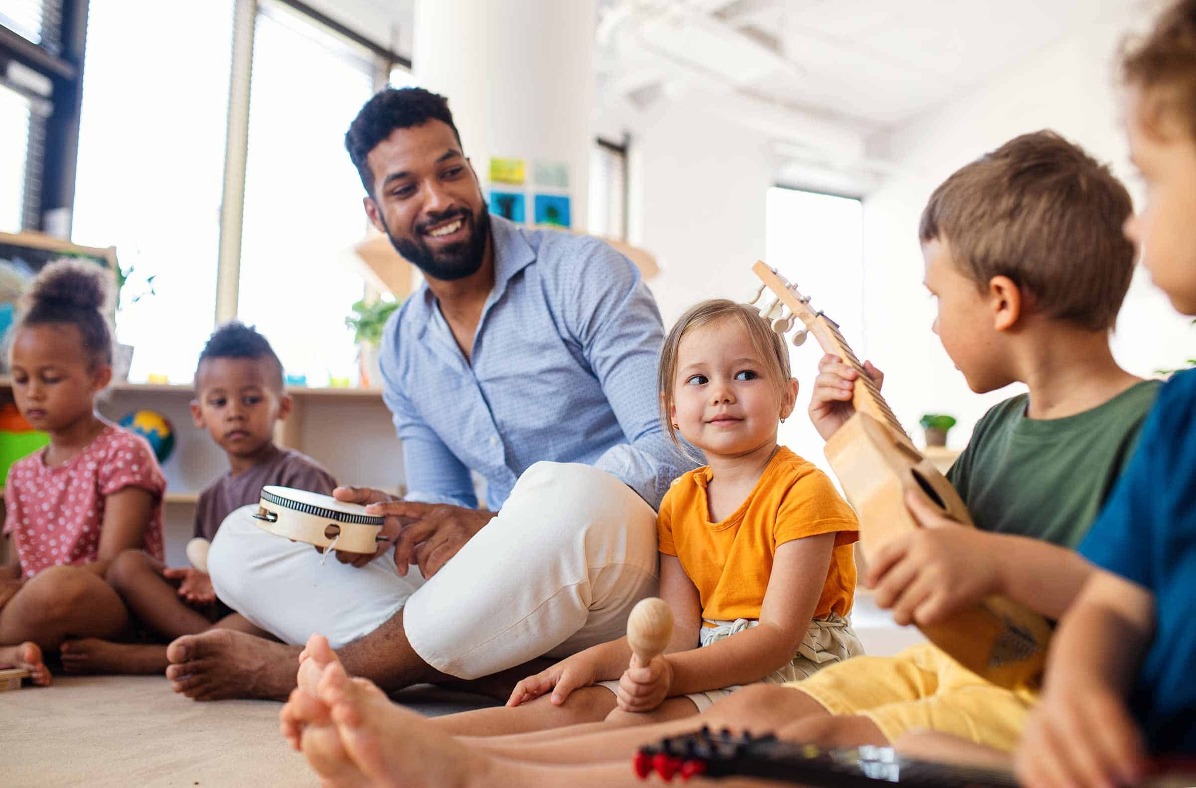 Preschool music class