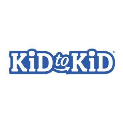 Kid to kid logo on a white background